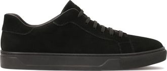Kazar Zwarte su&egrave;de vetersneakers - Heren - Sneakers - Zwart - 45 EU - Su&egrave;de - Schoenen