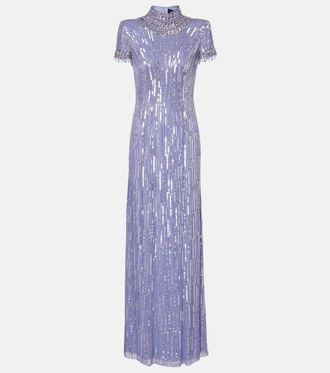 Jenny Packham Madelaine embellished gown
