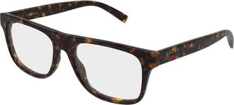 Gucci Glasses, male, Brown, Size: 56 MM Gg1117On Optical Frame