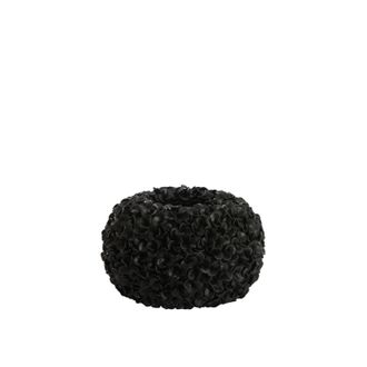 Light & Living Vaso Deco Phylia Mate Negro - &Oslash;38x23 Cm