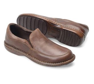 Born Womens Cacie Slip-On Shoes In T. moro