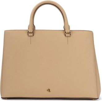 Ralph Lauren Hanna 37 Satchel Large - Dames - Handtassen - Beige - ONE Size - Tassen