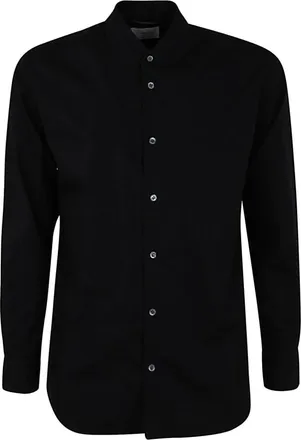 Tintoria Mattei Camicia con collo alla coreana - - Shirts - Uomo - Nero - 4XL
