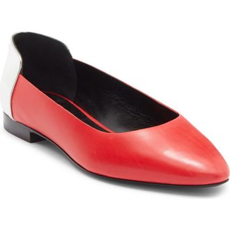 Longchamp Ballet Flat in Red Kiss at Nordstrom Rack, Size 10Us / 41Eu