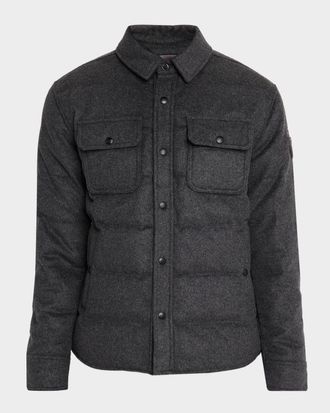 Polo Ralph Lauren Men & apos;s Lewis Melton Down Shirt Jacket