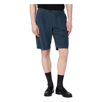 Pantaloni Torino Casual Shorts, male, Blue, Size: 2XL Cotton Blend Shorts