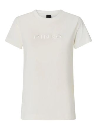Pinko embossed T-shirt - White