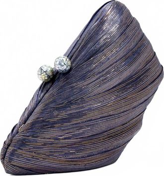 Emm Kuo Womens Saline Clutch Bag In Blue