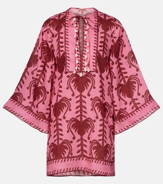 Johanna Ortiz Wild Savannah printed linen tunic