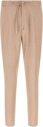 Etro Broeken - Heren - Slim Fit Broeken - Beige - M - Linnen - Broeken