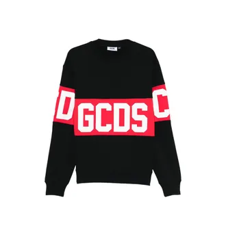 GCDS Logo Crew-neck Sweater