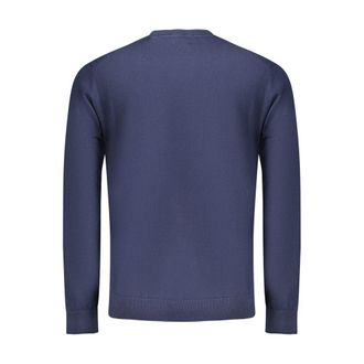 Napapijri Cotton Crew Neck Long-Sleeve T-Shirt - Blue