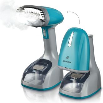 KASANOVA Ferro da stiro verticale pieghevole 1500 W ottanio