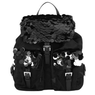 Prada Zaino Vintage in Nylon Pre-owned - - Pre-owned - Donna - Nero - ONE SIZE