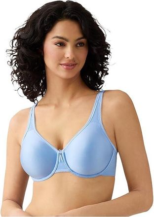 Wacoal Basic Beauty Full Figure Underwire Bra Womens Bra Bel Air Blue : 42DDD, Microfiber/Nylon/Spandex