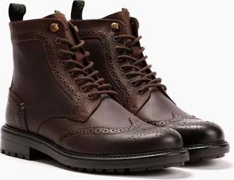 Osprey Mens Osprey London The Professor Leather Mens Chocolate Boots - Brown - Size: 11