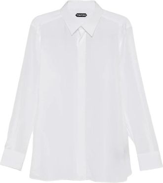 Tom Ford Shirt - Heren - Zakelijke Overhemden - Wit - M - Overhemden