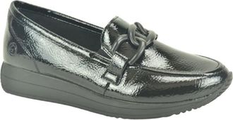 Remonte Lace Moccassin +Gar. - Dames - Loafers - Zwart - 38 EU - Schoenen