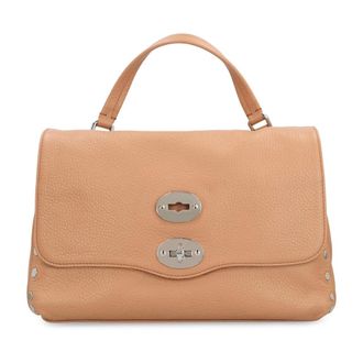 Zanellato Tassen, Dames, Beige, ONE Size, Katoen, Postina Daily Leren Handtas