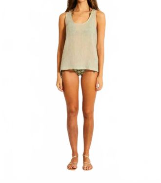 Lemlem Kati Tank Top In Nefas Sage
