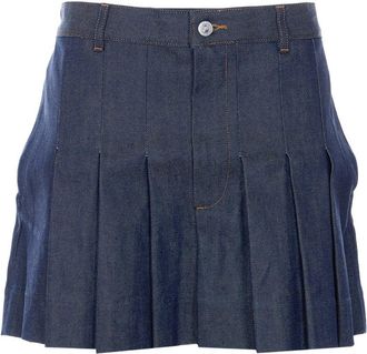 A.P.C. Mini Jupe Pliss&eacute;e