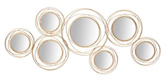 Charme 1921 Gold Round panel/mirror cm 124.5x4x53.5