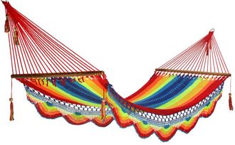 Hamac del sol Hamaca de madera nicarag&uuml;ense - multicolor - 100 x 360 cm