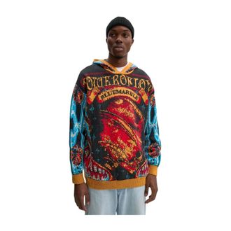 Bluemarble Bluemarble, Hoodies & sweatvesten, Heren, Veelkleurig, S, Gebreide trui met patroon