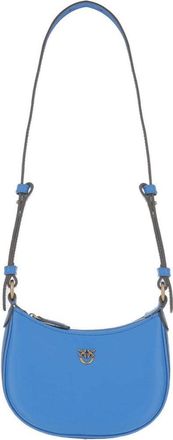 Pinko Baby Half Moon Leather Shoulder Bag