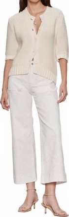 Sanctuary Marine Crop Jeans In Chalk