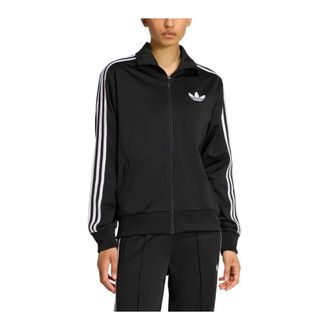 adidas Firebird Track Top Loose - Dames - Sportshirts - Zwart - S - Polyester - Fitness