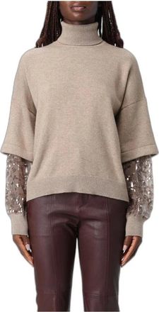 Brunello Cucinelli Mujer, Jerseys, Marr&oacute;n, Talla: S