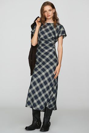 Nobody's Child Blaine Plaid Maxi Dress