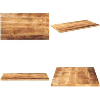 vidaXL Piano per Tavolo 100x70x3,8 cm Rettangolare Legno Mango Grezzo - Tavolo in legno - Piano per tavolo