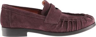 Mjus Loafers van geplooid su&egrave;de