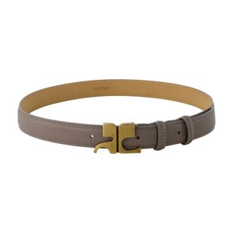 Courr&egrave;ges Accessoires, Dames, Bruin, 90 CM, Leer, Ac 25mm Riem