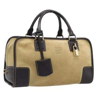 Loewe Borsa in camoscio Pre-owned - - Pre-owned - Donna - Beige - ONE SIZE