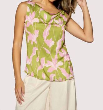 Lost + Wander Flora Alcazar Top In Green