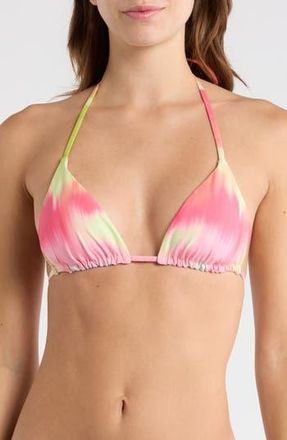 Maaji Balmy Reversible Bikini Top in Light/Pastel Green at Nordstrom Rack, Size Medium