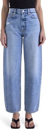 Pistola Denim Wes High Waist Barrel Jeans in Blue Cloud at Nordstrom, Size 33