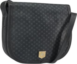 Celine Pre-owned Vintage Leren Schoudertas - Dames - Vintage Schoudertas - Zwart - ONE Size - Leer - Vintage