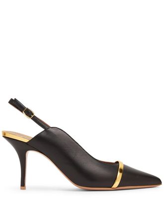 Malone Souliers Pumps con cinturino posteriore - Nero