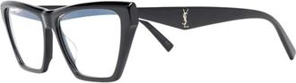 Saint Laurent Glasses, female, Black, Size: 58 MM Optical Frame