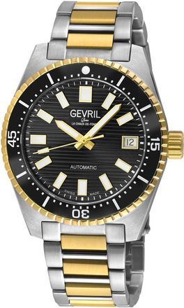 Gevril Group Atlantic Avenue Automatic Black Dial Mens Watch 47204B