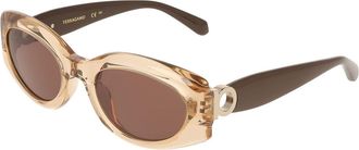 Ferragamo SF2118S 213 Womens Sunglasses Brown Size 54