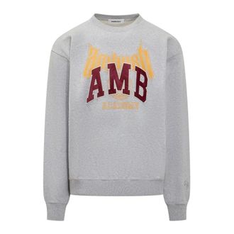 AMBUSH Sweatshirts, male, Gray, Size: M Graphic Sweatshirt