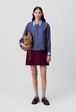 Claudie Pierlot Chemise soie imprimée