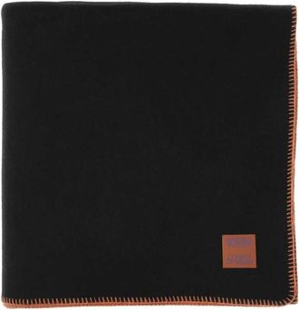 Marcelo Burlon Wollen Landelijke Kruis Deken Sjaal - Heren - Wintersjaals - Bruin - ONE Size - Wol - Accessoires