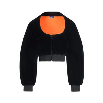 Jean Paul Gaultier Giacca Bomber Trapuntata - - Jackets - Donna - Nero - S