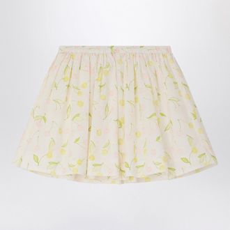 BONPOINT Suzon Baumwollrock mit rosa Aufdruck